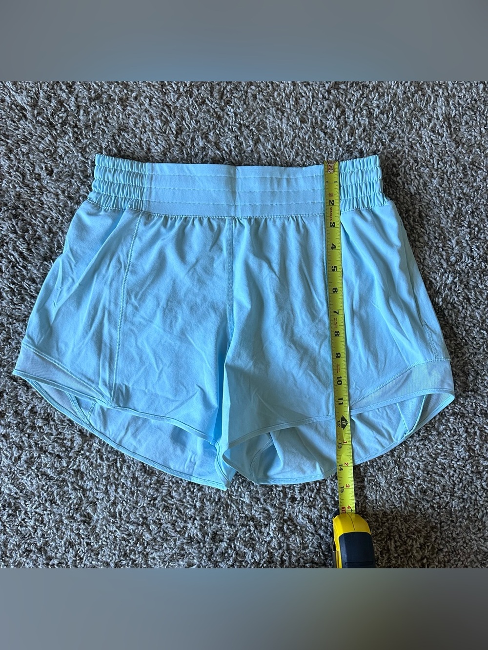 Lululemon Light Blue Women's Athletic Shorts - Picture 7 of 7